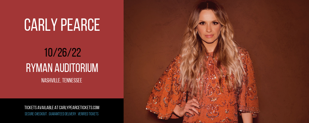 Carly Pearce at Carly Pearce Tickets