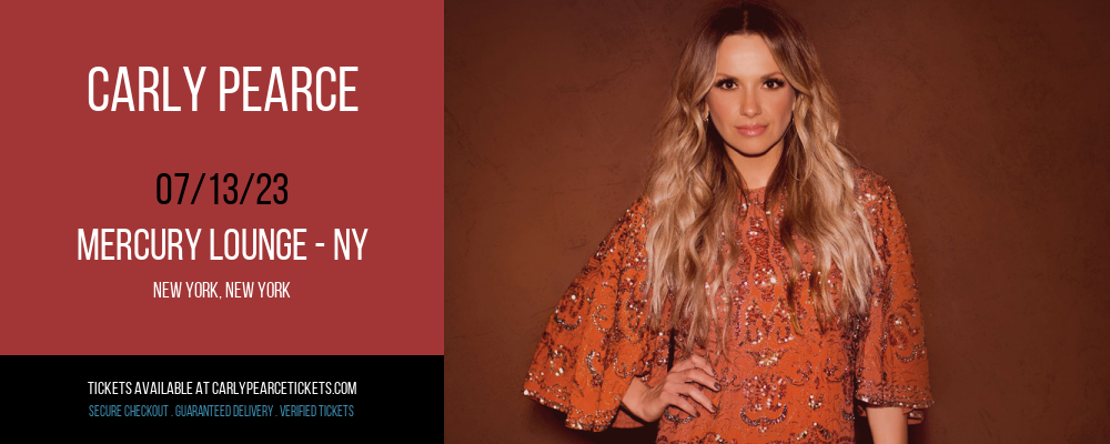 Carly Pearce [CANCELLED] at Carly Pearce Tickets