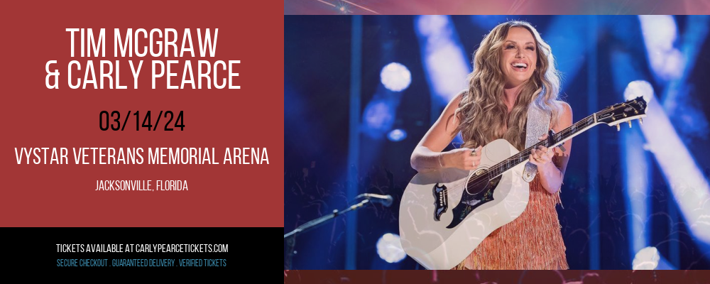 Tim McGraw & Carly Pearce at VyStar Veterans Memorial Arena at VyStar Veterans Memorial Arena