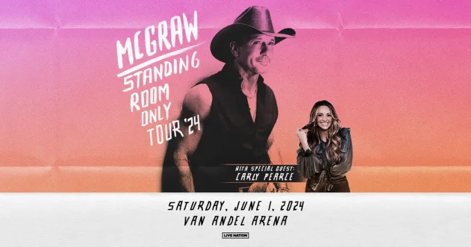 Tim McGraw & Carly Pearce at Fiserv Forum