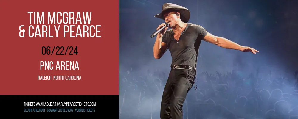 Tim McGraw & Carly Pearce at PNC Arena at PNC Arena